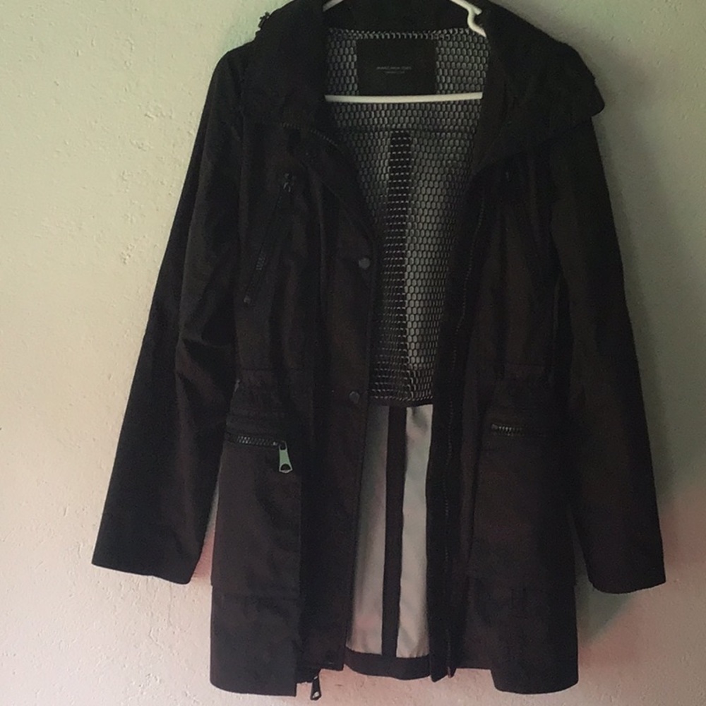Marc New York Black Utility Jacket with Lapel Collar